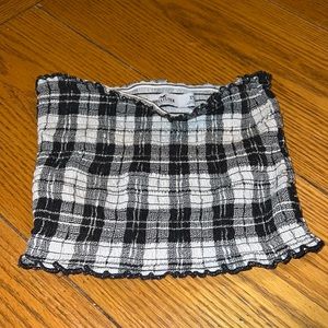 Black and White Hollister TubeTop